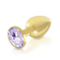 Набір металевих анальних пробок із кристалом RIANNE S – Booty Plug Luxury Set, діаметр 3 та 3,5 см - Master