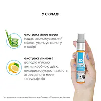 Очищувальний спрей JO NATURALOVE — ORGANIC (30 мл) без сульфатів, триклозану та спирту - Master