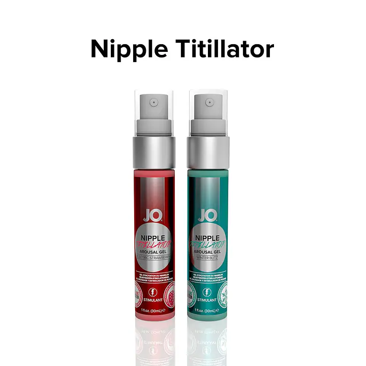 Гель для стимуляції сосків JO Nipple Titillator Strawberry (30 мл), ментол та перцева м’ята - Master