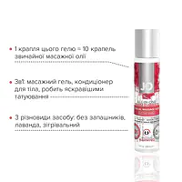 Розігрівальний масажний гель та змазка 2 в 1 JO All-in-one Massage Glide - WARMING (30 мл) - Master