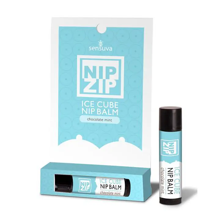 Стимулювальний бальзам для сосків Sensuva Nip Zip Chocolate Mint (4 г), охолоджувальний - Master
