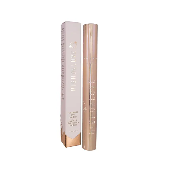 Стимулюючий блиск для губ HighOnLove - Couples Lip Gloss (7 мл) з ефектом вібрації, холод-тепло - Master