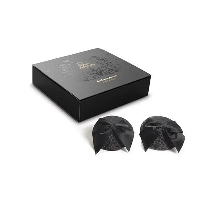 Пестіс Bijoux Indiscrets Burlesque pasties GLITTER and BOW - Master
