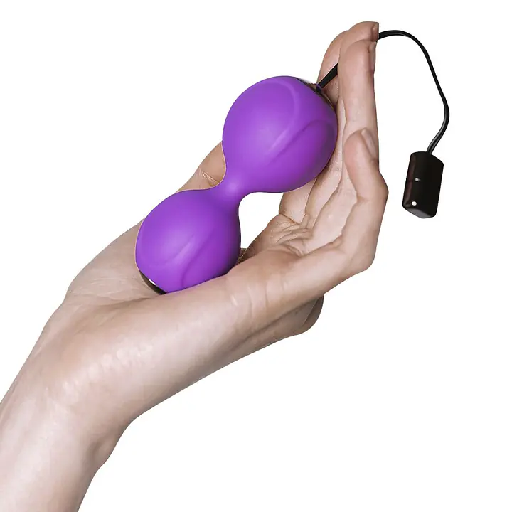 Вагінальні кульки з вібрацією Adrien Lastic Kegel Vibe Purple, діаметр 3,7 см - Master