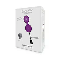 Вагінальні кульки з вібрацією Adrien Lastic Kegel Vibe Purple, діаметр 3,7 см - Master