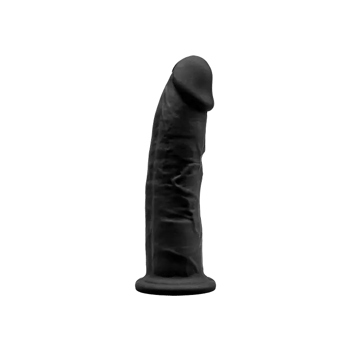 Фалоімітатор SilexD Robby Black (MODEL 2 size 6in), двошаровий, силікон + Silexpan, діаметр 3,5см - Master