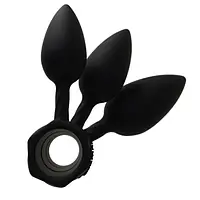 Набір анальних пробок Bathmate Anal Training Plugs, діаметр 2,5 см - 3,1см - 3,8см - Master