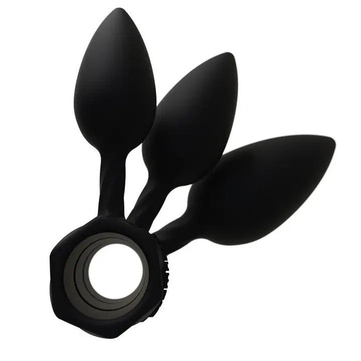 Набір анальних пробок Bathmate Anal Training Plugs, діаметр 2,5 см - 3,1см - 3,8см - Master