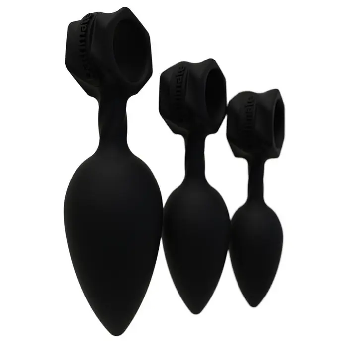Набір анальних пробок Bathmate Anal Training Plugs, діаметр 2,5 см - 3,1см - 3,8см - Master