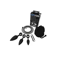 Набір анальних вібропробок Bathmate Anal Training Plugs VIBE, діаметр 2,5 см - 3,1см - 3,8см - Master