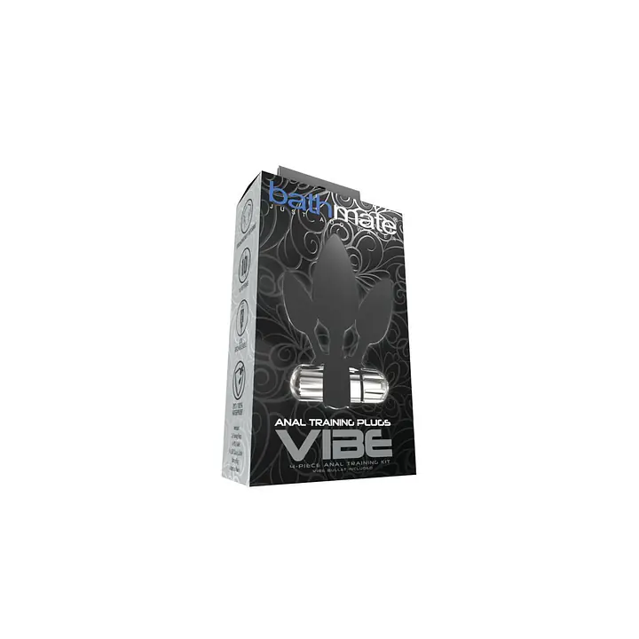 Набір анальних вібропробок Bathmate Anal Training Plugs VIBE, діаметр 2,5 см - 3,1см - 3,8см - Master