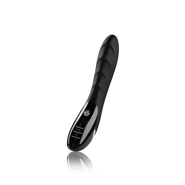Вібратор з електростимуляцією Mystim Sizzling Simon eStim Black, міостимулятор - Master