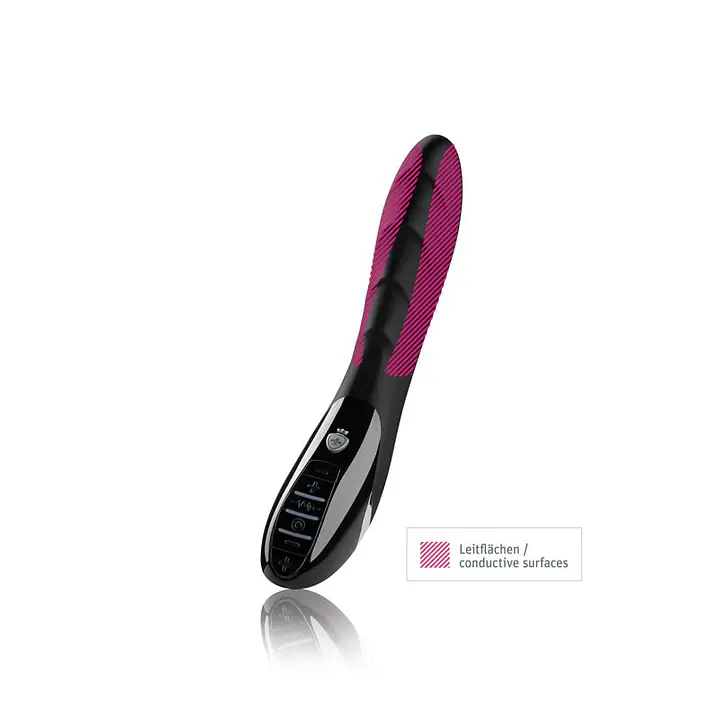 Вібратор з електростимуляцією Mystim Sizzling Simon eStim Black, міостимулятор - Master