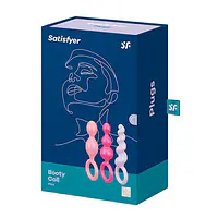 Набір анальних іграшок Satisfyer Plugs (set of 3) - Booty Call, макс. діаметр 3 см - Master