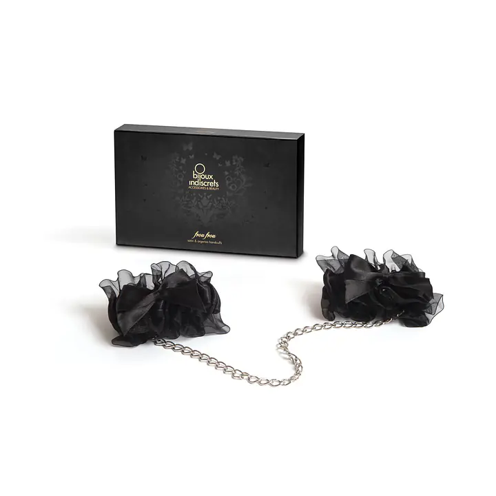 Наручники Bijoux Indiscrets - Frou Frou Organza handcuffs, атлас і органза, подарункова упаковка - Master