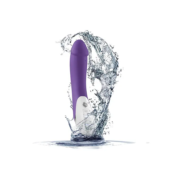 Потужний вібратор Mystim Terrific Truman Purple з двома моторами і вираженою головкою - Master