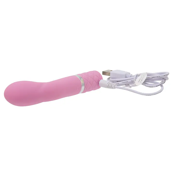 Розкішний вібратор Pillow Talk - Racy Pink з кристалом Swarovski для точки G, подарункове паковання - Master