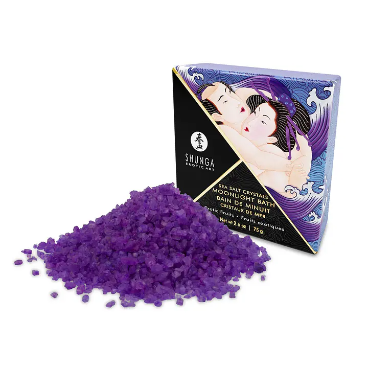 Сіль для ванни Shunga Moonlight Bath – Exotic Fruits (75 г), сіль Мертвого моря, ароматичні олії - Master