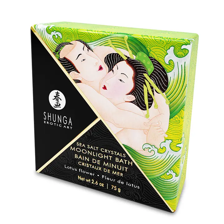 Сіль для ванни Shunga Moonlight Bath – Lotus Flower (75 г), сіль Мертвого моря, ароматичні олії - Master