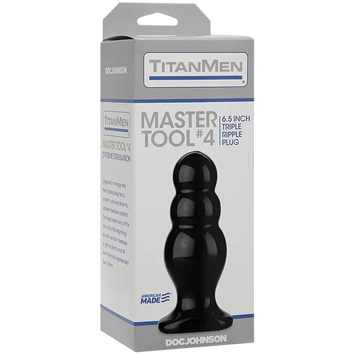 Анальний стимулятор Doc Johnson Titanmen Tools – Master, діаметр 6,6 см - Master