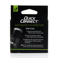 Адаптер Fleshlight Quickshot Quick Connect для з'єднання двох Квікшотов в одну іграшку - Master