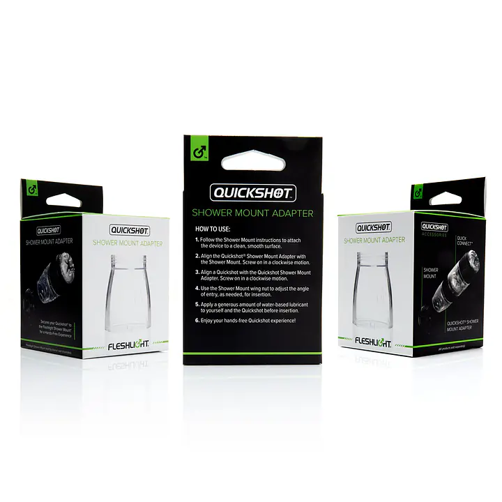 Адаптер Quickshot для Fleshlight Shower Mount Adapter для з'єднання Квікшота з кріпленням-присоскою - Master