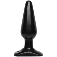 Анальна пробка Doc Johnson Smooth Classic Medium - Black, макс. діаметр 3,8 см - Master