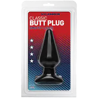 Анальна пробка Doc Johnson Smooth Classic Large - Black, макс. діаметр 5,7 см - Master
