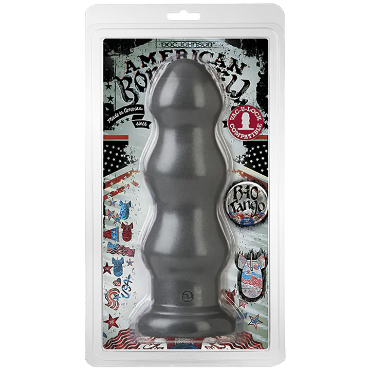 Анальна втулка для фістингу Doc Johnson American Bombshell - B-10 Tango - Gun Metal, діаметр 8,1см - Master