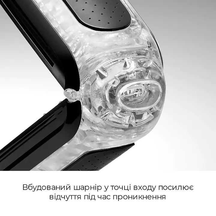 Мастурбатор Tenga Flip Zero Black, змінна інтенсивність стимуляції, розкладний - Master