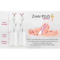 Мастурбатор Kokos Valentina 2WayPlus з функцією масажу та вібрацією - Master