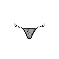 Трусики на зав'язочках з боків Passion Exclusive ZITA THONG L/XL, black - Master
