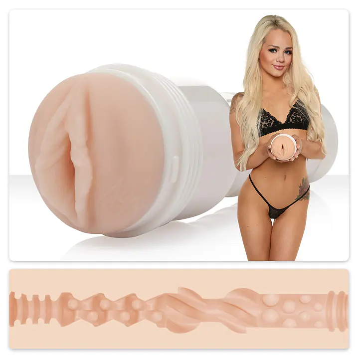 Мастурбатор Fleshlight Girls: Elsa Jean - Tasty, зі зліпка вагіни, дуже ніжний - Master