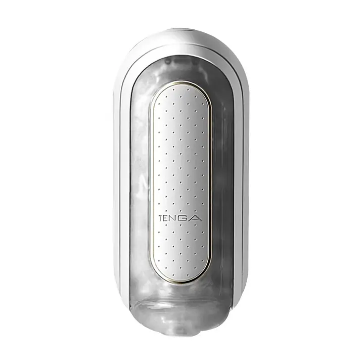 Вібромастурбатор Tenga Flip Zero Electronic Vibration White, змінна інтенсивність, розкладний - Master