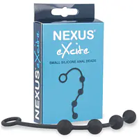 Анальні кульки Nexus Excite Small Anal Beads, силікон, макс. діаметр 2 см - Master