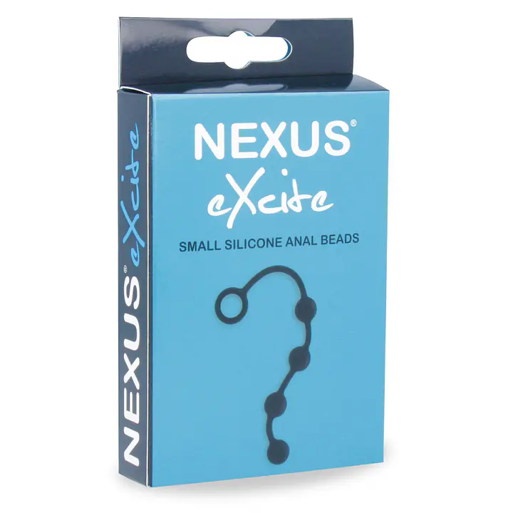 Анальні кульки Nexus Excite Small Anal Beads, силікон, макс. діаметр 2 см - Master
