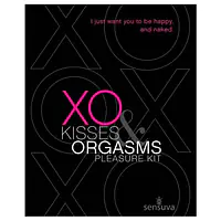 Подарунковий набір Sensuva XO Kisses&Orgasms (бальзам для губ з феромонами і рідкий вібратор) - Master