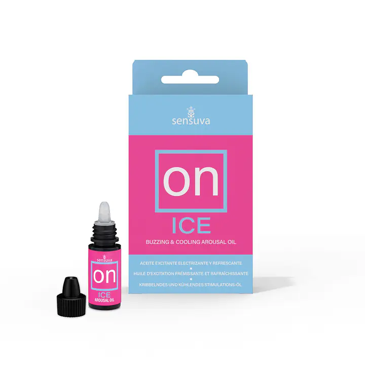 Збуджувальні краплі для клітора Sensuva – ON Arousal Oil for Her Ice (5 мл) охолоджувальні, до 30 хвилин - Master