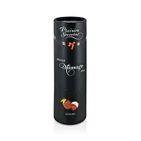 Масажна олія Plaisirs Secrets Litchi (59 мл) з афродизіаками, їстівна, подарункове паковання - Master