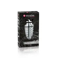 Металева анальна пробка Mystim Hector Helix L для електростимулятора, діаметр 5 см - Master