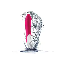 Потужний вібратор Mystim Terrific Truman Pink з двома моторами і вираженою головкою - Master
