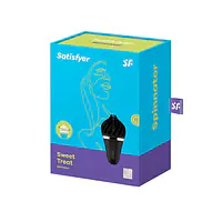 Морозиво-спінатор Satisfyer Lay-On - Sweet Treat Black/Gold, 10 режимів роботи, водонепроникний - Master