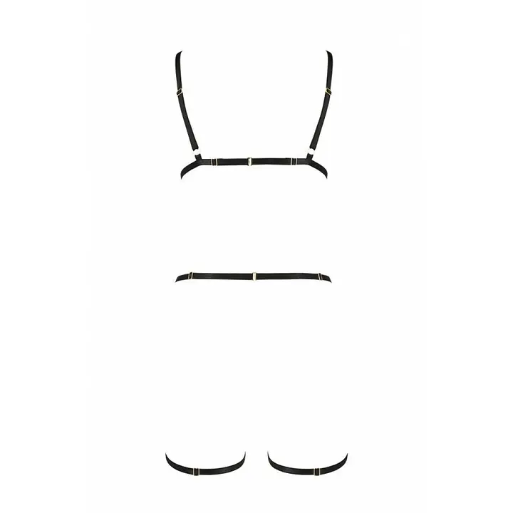 Портупея-стрепи на все тіло Passion Exclusive INDICA L/XL, black - Master