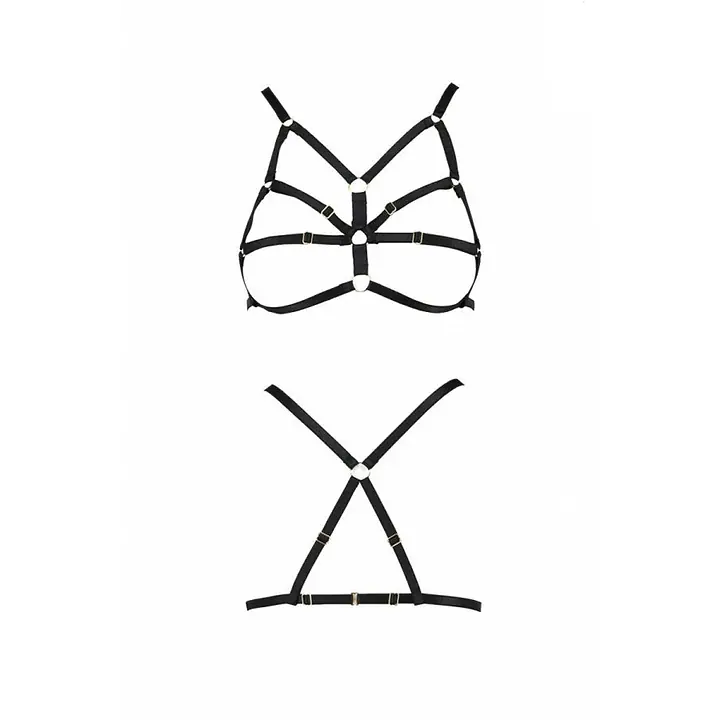 Бюстгальтер-стрепи Passion Exclusive ARMANDA BRA L/XL, black - Master