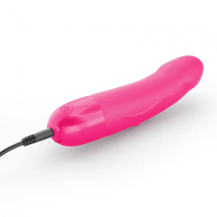 Вібратор Dorcel Real Vibration S Magenta 2.0, діаметр 3,7см, перезаряджається, для точки G - Master