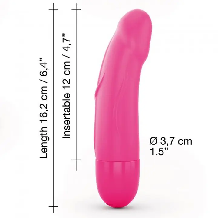 Вібратор Dorcel Real Vibration S Magenta 2.0, діаметр 3,7см, перезаряджається, для точки G - Master
