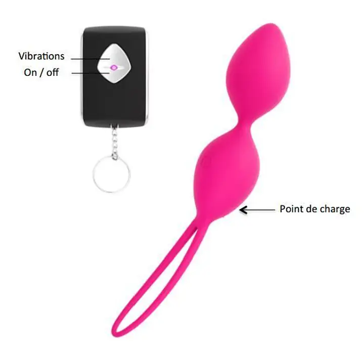 Вагінальні кульки Dorcel Divine Balls, діаметр 3,5 см, маса 91г - Master