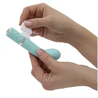 Розкішний вібратор Pillow Talk - Racy Teal з кристалом Swarovski для точки G, подарункове паковання - Master
