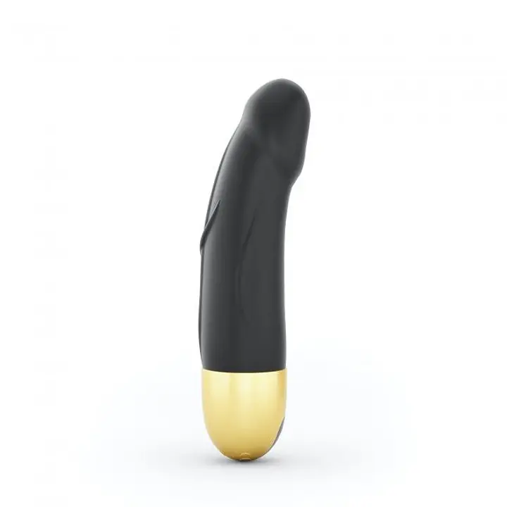 Вібратор Dorcel Real Vibration S Gold 2.0, діаметр 3,7см, перезаряджуваний, для точки G - Master