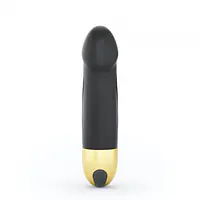 Вібратор Dorcel Real Vibration S Gold 2.0, діаметр 3,7см, перезаряджуваний, для точки G - Master